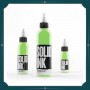 green apple / solid ink