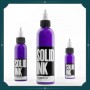 purple / solid ink