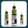 olive / solid ink