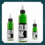 medium green / solid ink