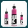fuschia / solid ink