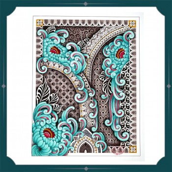 Dino Vallely - Blue Chrysanthemum Dino Vallely - Blue Chrysanthemum