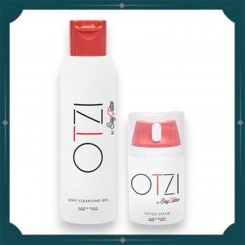 Otzi - Kit de soin cr&egrave;me tattoo (50ml) et gel nettoyant (125ml)